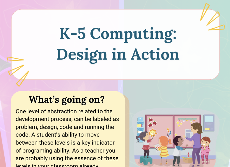 Podcasts! Considering K-5 Computing Education Practices